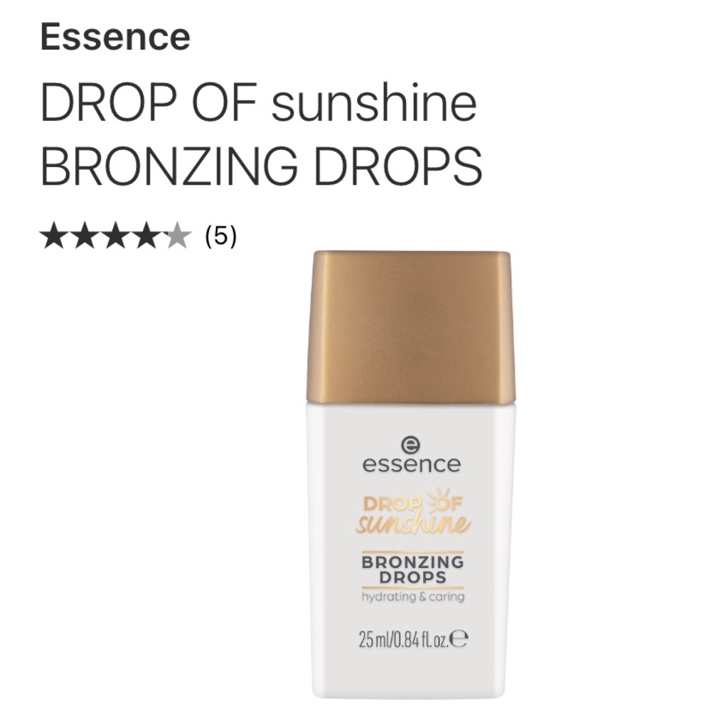 🤎Essence Drop of Sunshine Bronzing Drops